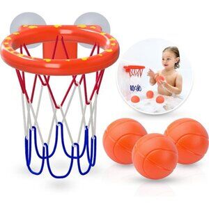Bath Toys Bathtub Basketball Hoop for Kids Toddlers Mold Free Bath Toys
